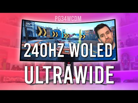 WOLED vs QD-OLED Ultrawide Gaming, What&#039;s Better? - Asus ROG Swift PG34WCDM Review