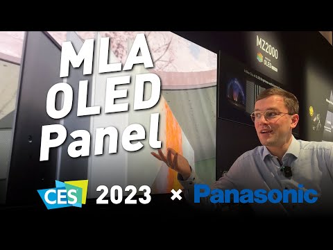 CES 2023 Panasonic MZW2004 mit MLA OLED PANEL &amp; besserem Heat Sink