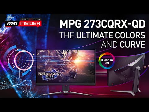 MPG 273CQRX-QD: Ultimate Colors &amp; Curve