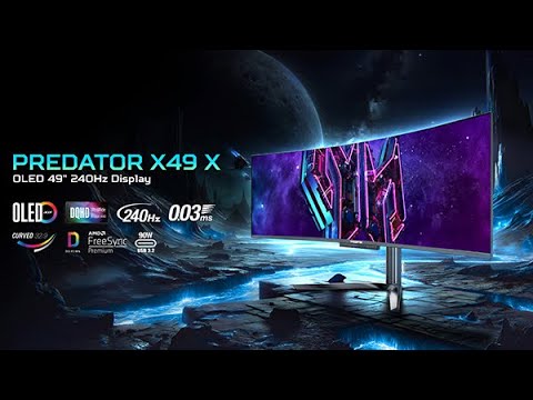 Predator X49 OLED Curved Gaming Monitor | Predator