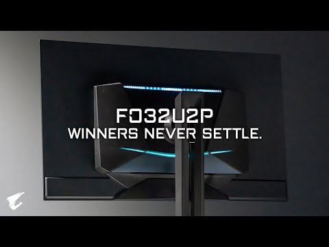 World&#039;s First DP2.1 UHBR20 OLED Gaming Monitor - AORUS FO32U2P | Official Trailer