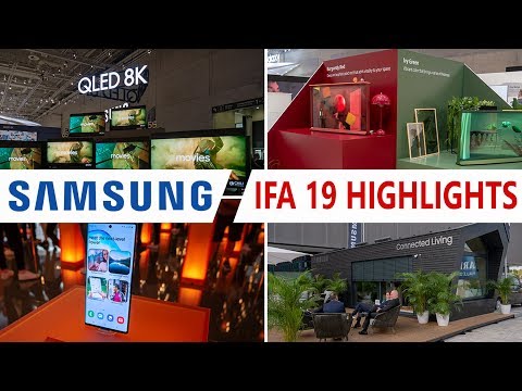 SAMSUNG: Neuheiten &amp; Highlights von der IFA 2019