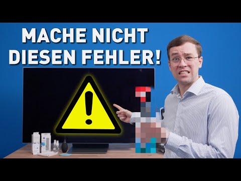 Wie du deinen TV richtig reinigst! 🧼📺 4K Fernseher korrekt wieder sauber machen!