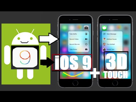 MAKE YOUR ANDROID LIKE iOS 9 ( 3D TOUCH FEATURE !! )
