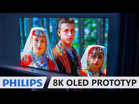 Philips 8K OLED TV Prototyp mit 88 Zoll auf der IFA 2019