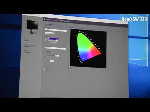 3 Minuten Test BENQ SW 320 Hardwarekalibrierung