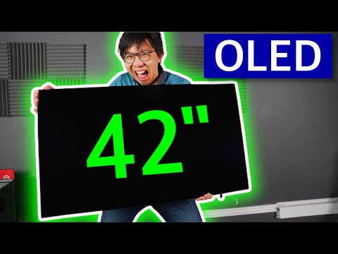I Bought The World&#039;s First 42-inch OLED TV! Unboxing + Early Measurements