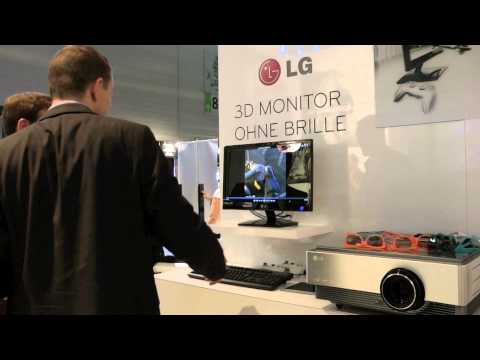 gamescom 2011: LG 3D-Monitor D2000 mit Eyetracking-Technologie - Videotour