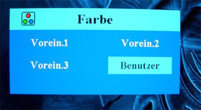 OSD: Farbe