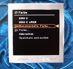 OSD: Farben