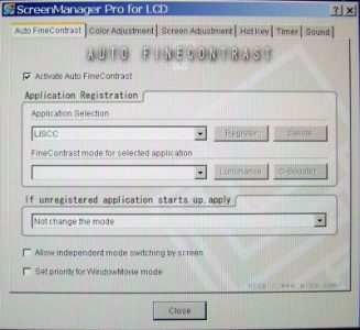 Eizo L778 K Monitor Eizo L778 K Screenmanager P