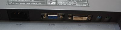Hyundai L70d Monitor Hyundai L70d Anschluesse