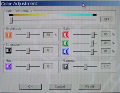 Eizo S1910 K Monitor Eizo S1910 K Screenmanager2