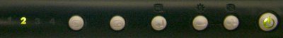 Dell 2005fpw Monitor Dell 2005fpw Bedientasten