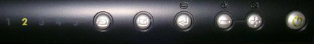 Dell 2405fpw Monitor Dell 2405fpw Bedientasten