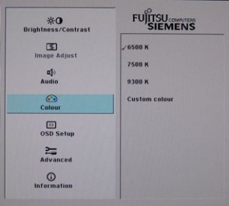 Fujitsu Siemens S20 1w Monitor Fsc S20 1w Osd3