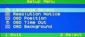 Viewsonic Vx2025wm Monitor Viewsonic Vx2025wm Osd6