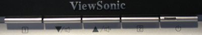 Viewsonic Vx2025wm Monitor Viewsonic Vx2025wm Tasten