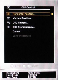 Hp Lp2465 Monitor Hp Lp2465 Osd11