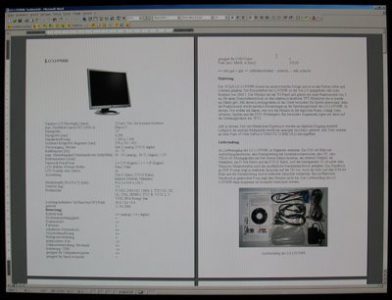 Nec Spectraview 2180 Monitor Nec Lcd2180wg Led Office