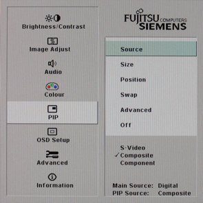 Fujitsu Siemens P24 1w Monitor Fsc P24 1w Osd08