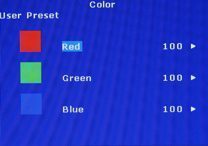 OSD: Farbe (RGB)