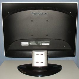Viewsonic Vx2235wm Monitor Viewsonic Vx2235wm Rueckseite