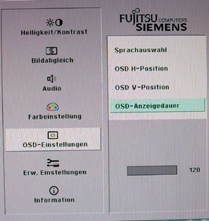 Fujitsu Siemens H22 1w Monitor Fsc H22 1w Osd11