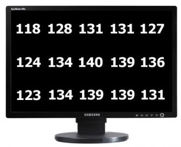 Samsung 245b Monitor Samsung 245b Ausleuchtung