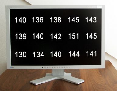 Eizo S2431wh Gy Monitor Eizo S2431w Ausleuchtung
