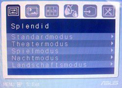 Asus Pg221 Monitor Asus Pg221 Menu1