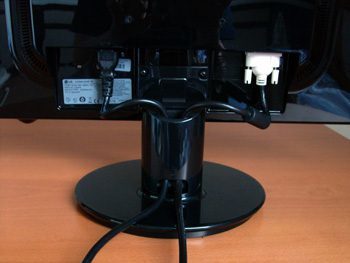 Lg Flatron L227wt Monitor Lgl227wt Kabelfuehrung