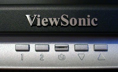 Viewsonic Vx1940w Monitor Viewsonic Vx1940w Bedientasten