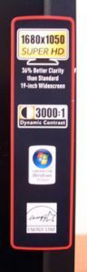 Viewsonic Vx1940w Monitor Viewsonic Vx1940w Rahmen2