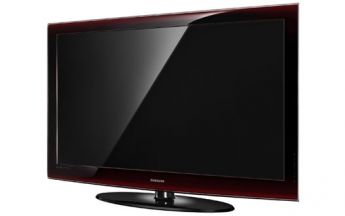 Samsung zeigt LCD-TVs der Serie 6 im roten Crystal Design