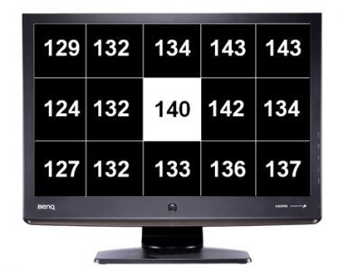 Benq X2200w Monitor Benqx2200w Ausleuchtung