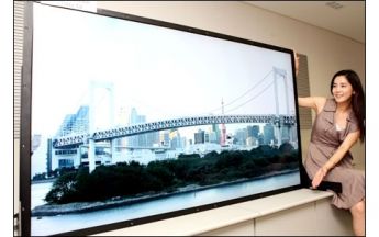 Samsung stellt 82 Zoll TV-Gerät auf der SID 2008 vor
