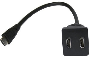 HDMI-Y-Kabel, leider funktionieren diese oft nicht zuverlässig