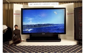 Neuer Rekord von Sharp: LB-1085 weltweit größter LCD-TV