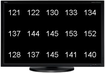Nec Lcd3090wqxi Bk Monitor Nec Lcd3090wqxi Leuchtdichte 1