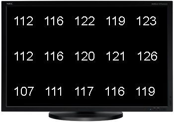 Nec Lcd3090wqxi Bk Monitor Nec Lcd3090wqxi Leuchtdichte 2