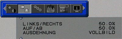 Nec Lcd3090wqxi Bk Monitor Nec Lcd3090wqxi Menue Bild