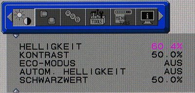 Nec Lcd3090wqxi Bk Monitor Nec Lcd3090wqxi Menue Helligkeit