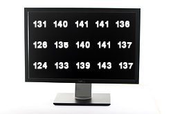 Dell 2709w Monitor Dell 2907w Helligkeitsverteilung
