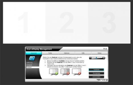Acer B223w Monitor Acer B223w Acm Kontrast