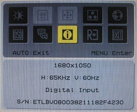Acer B223w Monitor Acer B223w Information