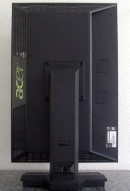 Acer B223w Monitor Acer B223w Pivot Hinten