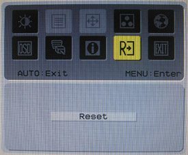 Acer B223w Monitor Acer B223w Reset