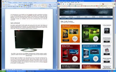 Fujitsu Siemens Q26w 1 Monitor Q26w1 Anwendungen1