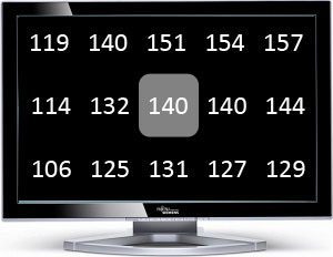 Fujitsu Siemens Q26w 1 Monitor Q26w1 Ausleuchtung